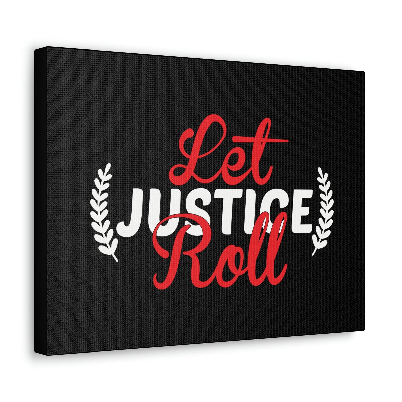 Scripture Walls Let Justice Roll Amos 5:24 Laurel Christian Wall Art Bible Verse Print Ready to Hang Unframed-Express Your Love Gifts