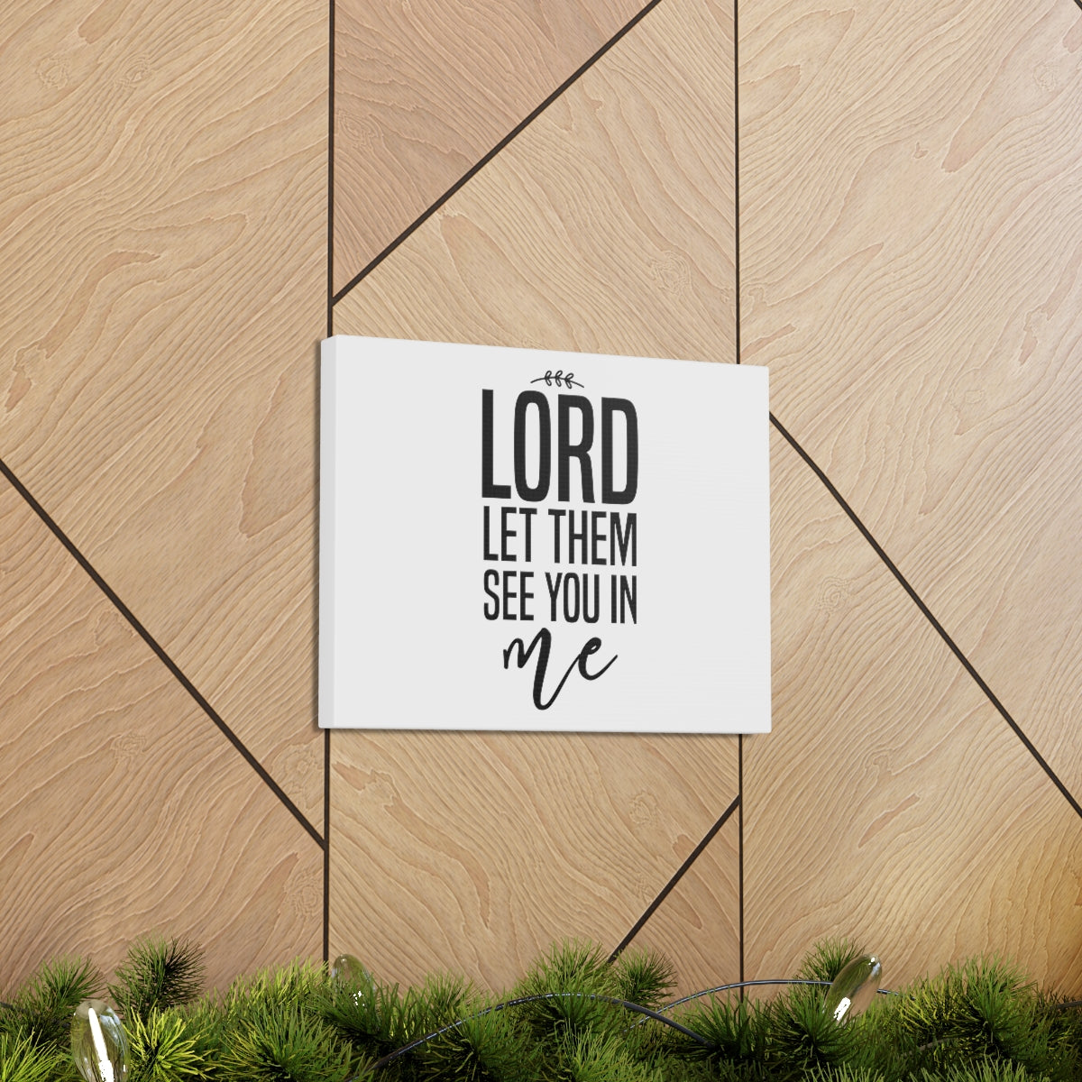 Scripture Walls Let Them See You In Me Romans 8:10 Christian Wall Art Print Ready to Hang Unframed-Express Your Love Gifts