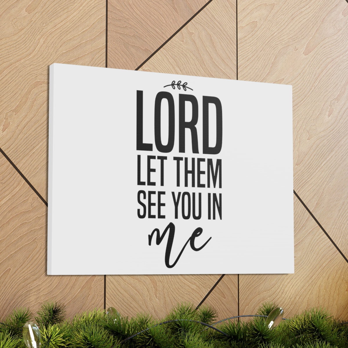 Scripture Walls Let Them See You In Me Romans 8:10 Christian Wall Art Print Ready to Hang Unframed-Express Your Love Gifts