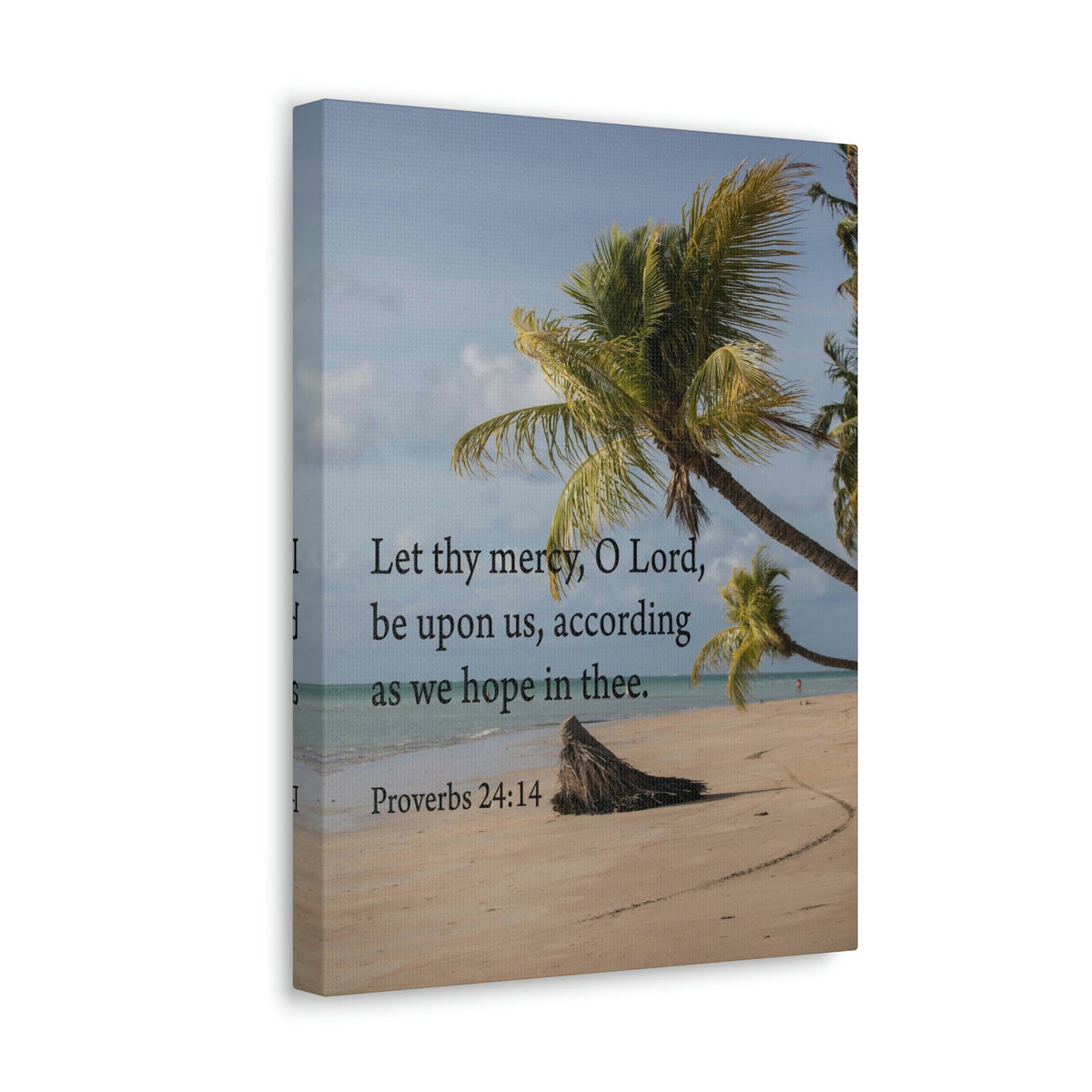 Scripture Walls Let Thy Mercy Proverbs 24:14 Bible Verse Canvas Christian Wall Art Ready to Hang Unframed-Express Your Love Gifts