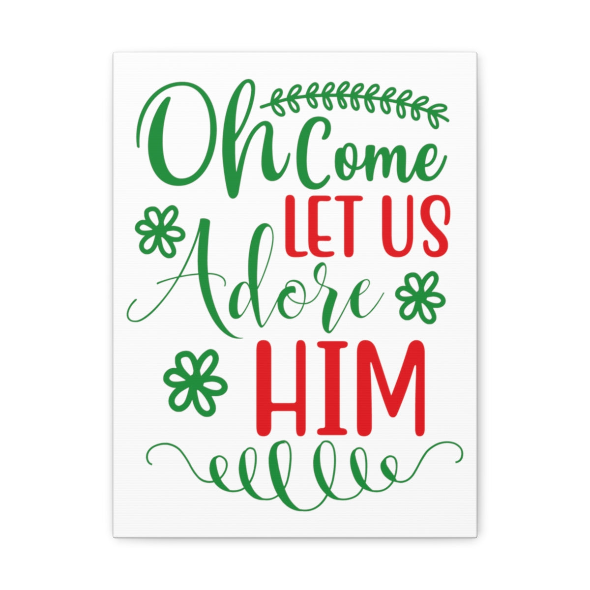 Scripture Walls Let Us Adore Psalm 95:6 Christian Wall Art Print Ready to Hang Unframed-Express Your Love Gifts