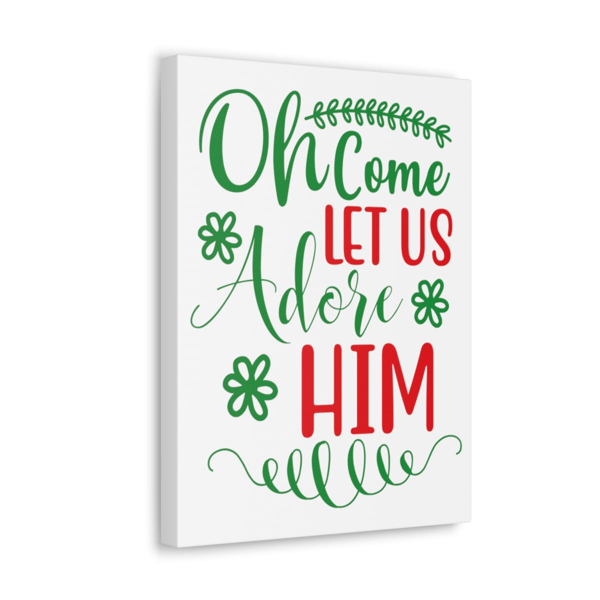 Scripture Walls Let Us Adore Psalm 95:6 Christian Wall Art Print Ready to Hang Unframed-Express Your Love Gifts