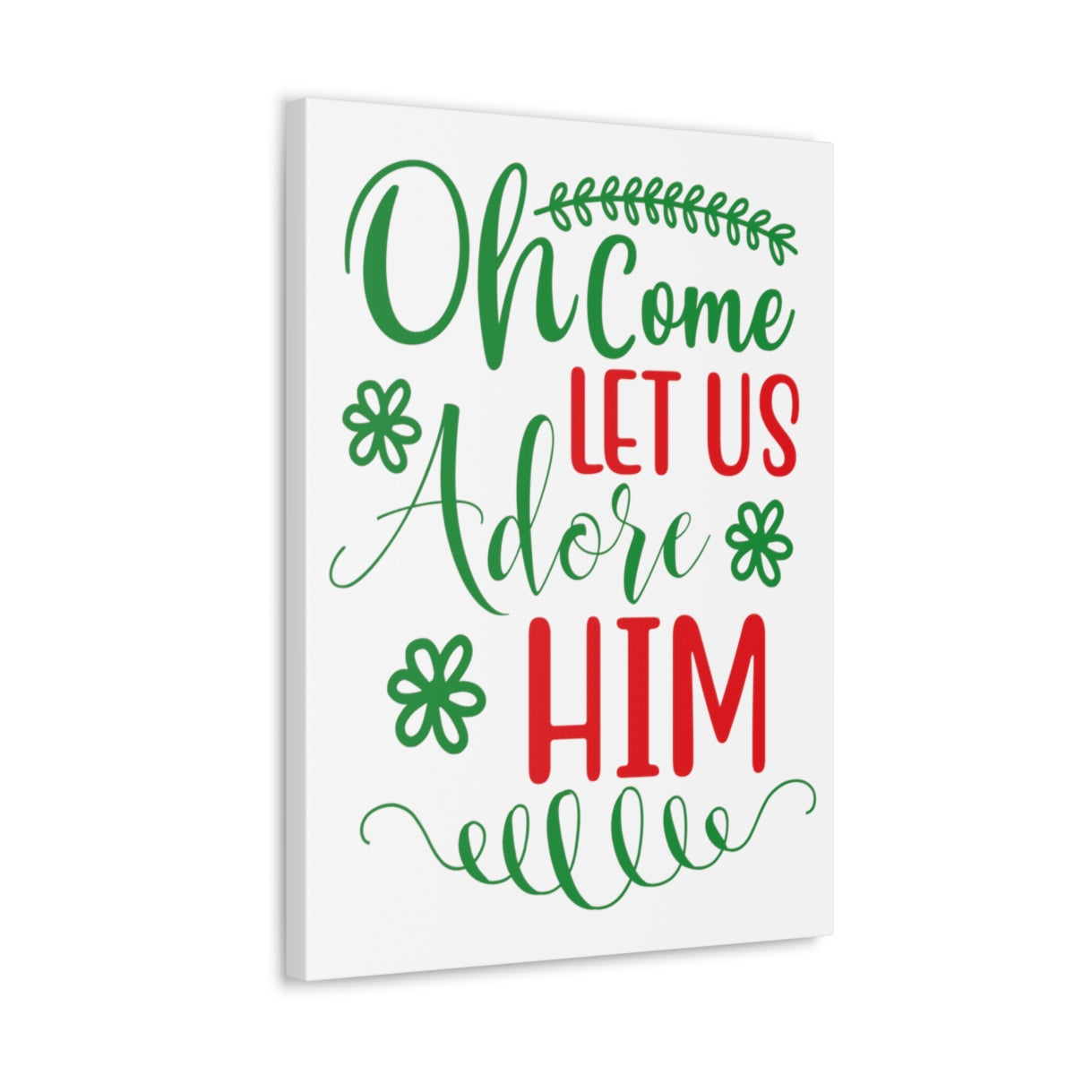 Scripture Walls Let Us Adore Psalm 95:6 Christian Wall Art Print Ready to Hang Unframed-Express Your Love Gifts