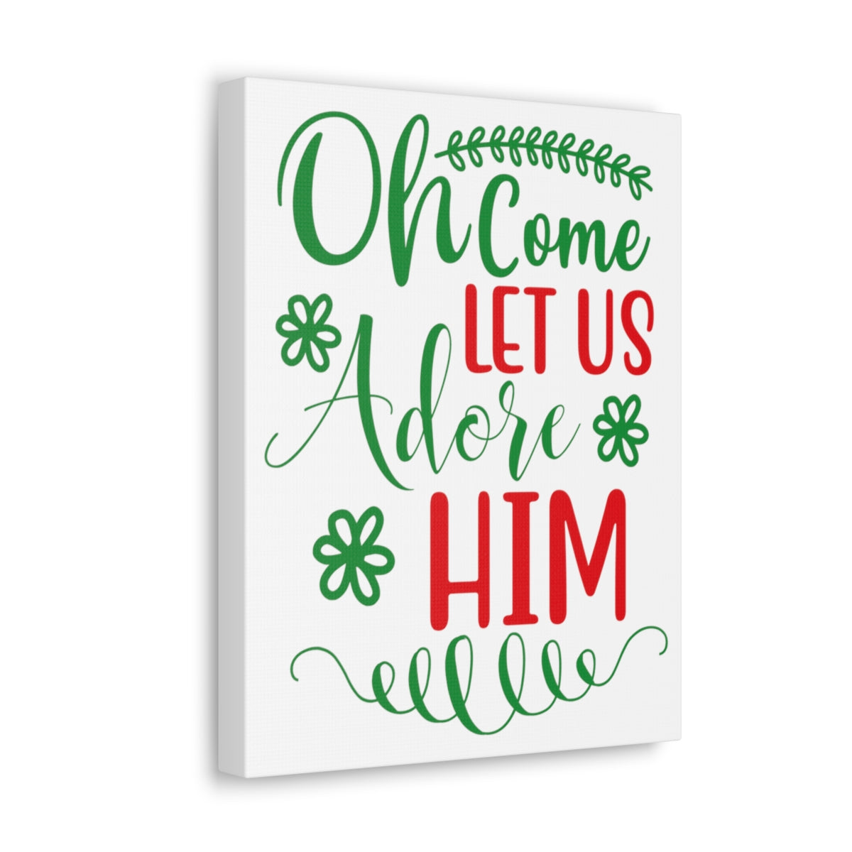 Scripture Walls Let Us Adore Psalm 95:6 Christian Wall Art Print Ready to Hang Unframed-Express Your Love Gifts