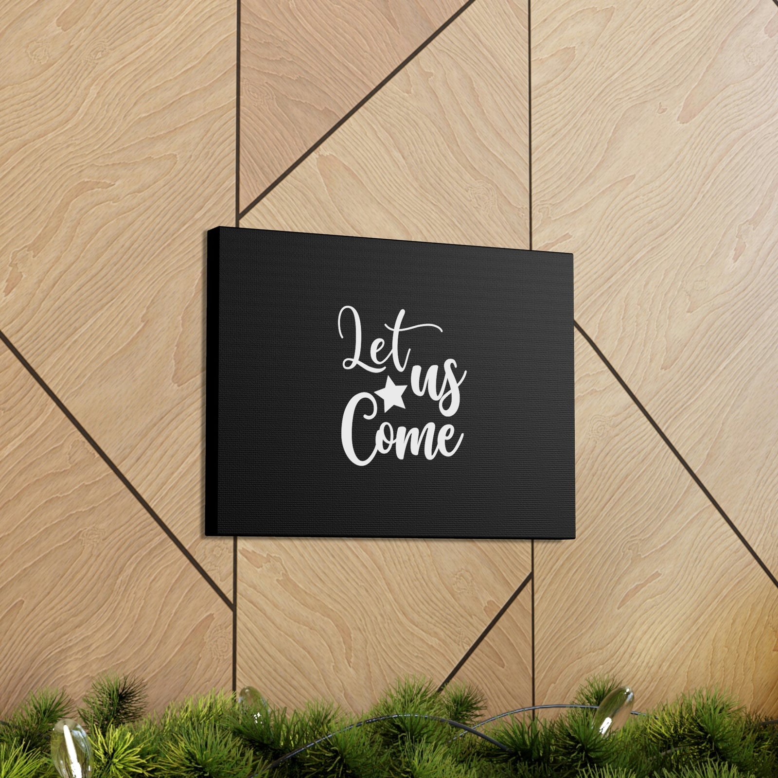 Scripture Walls Let Us Come Hebrews 4:16 Christian Wall Art Bible Verse Print Ready to Hang Unframed-Express Your Love Gifts