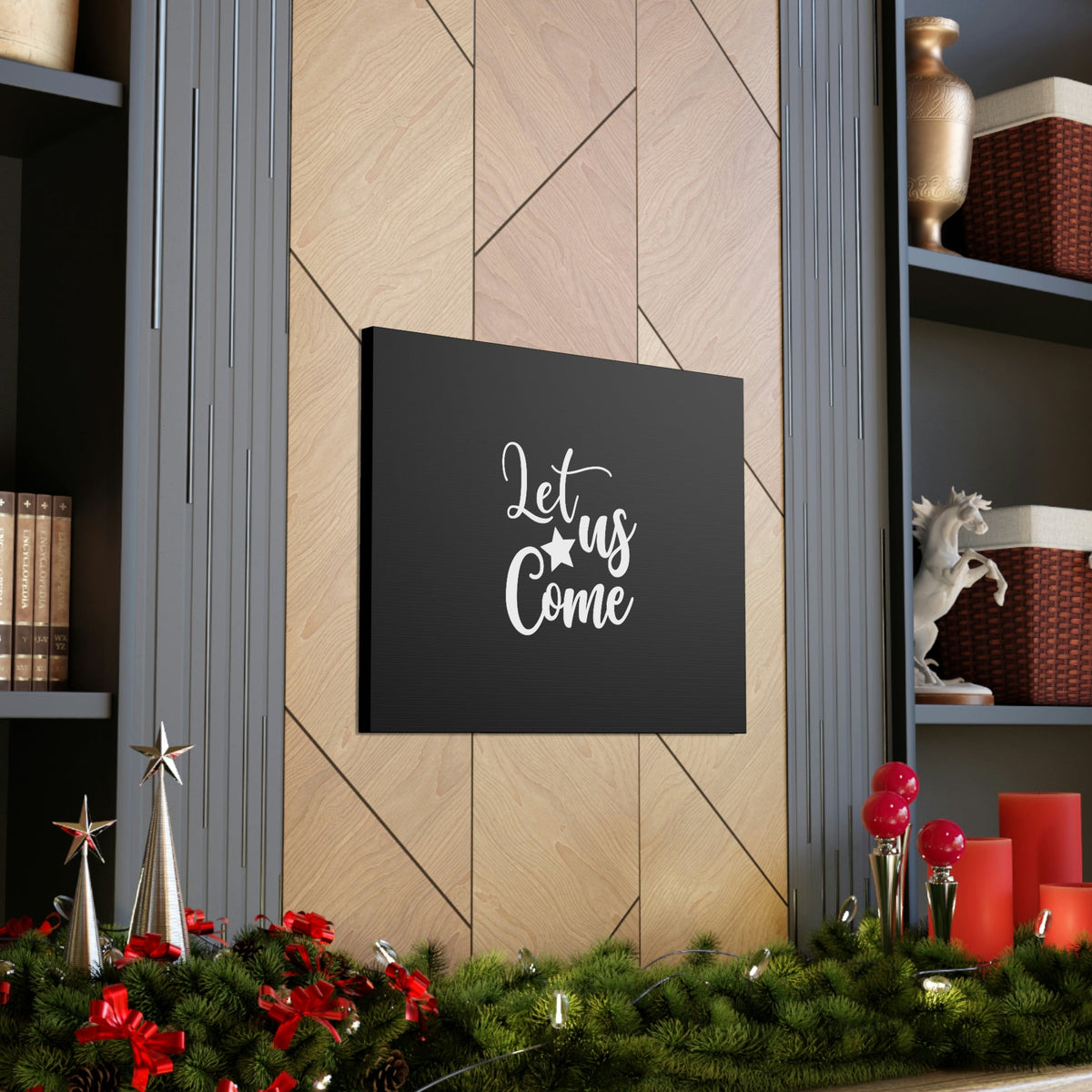 Scripture Walls Let Us Come Hebrews 4:16 Christian Wall Art Bible Verse Print Ready to Hang Unframed-Express Your Love Gifts