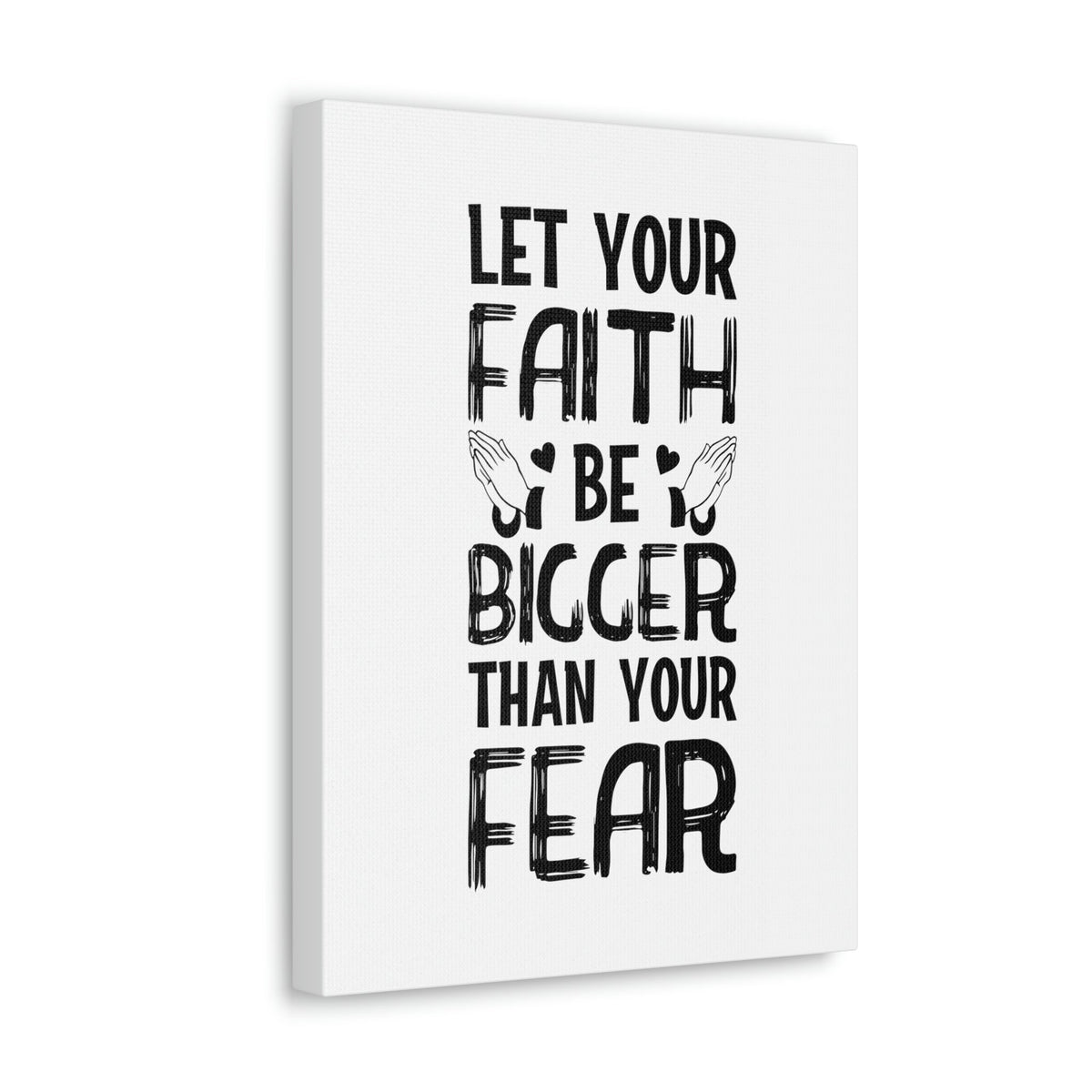 Scripture Walls Let Your Faith Be Bigger Than Your Fear Isaiah 41:10 Christian Wall Art Bible Verse Print Ready to Hang Unframed-Express Your Love Gifts
