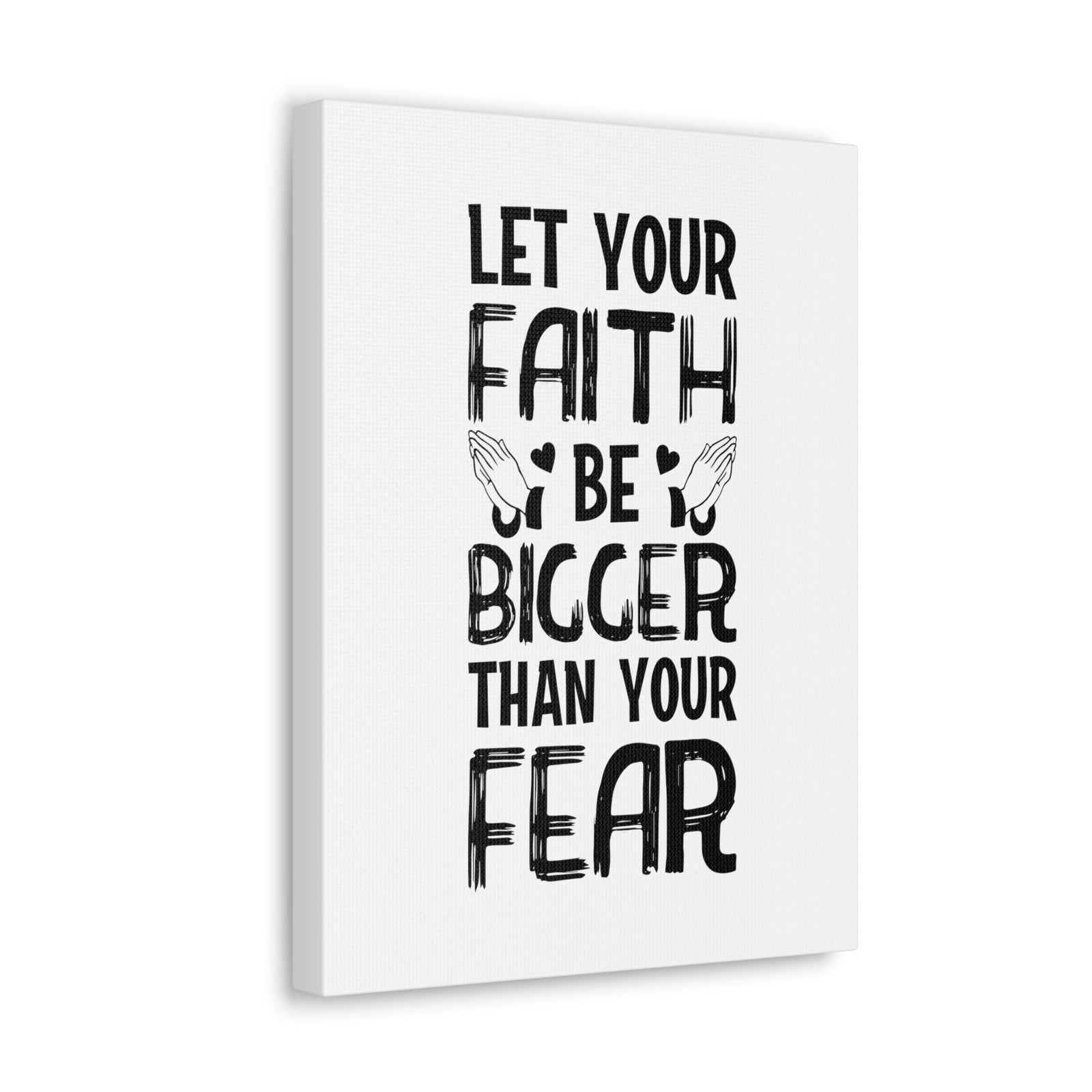 Scripture Walls Let Your Faith Be Bigger Than Your Fear Isaiah 41:10 Christian Wall Art Bible Verse Print Ready to Hang Unframed-Express Your Love Gifts