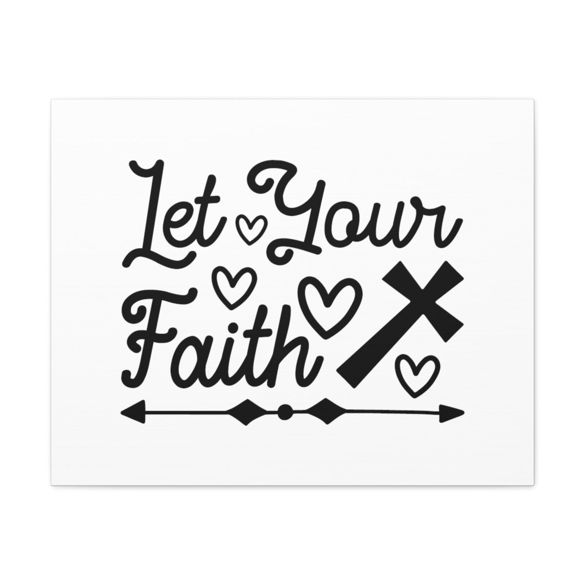 Scripture Walls Let Your Faith Hebrews 11:1 Christian Wall Art Bible Verse Print Ready to Hang Unframed-Express Your Love Gifts