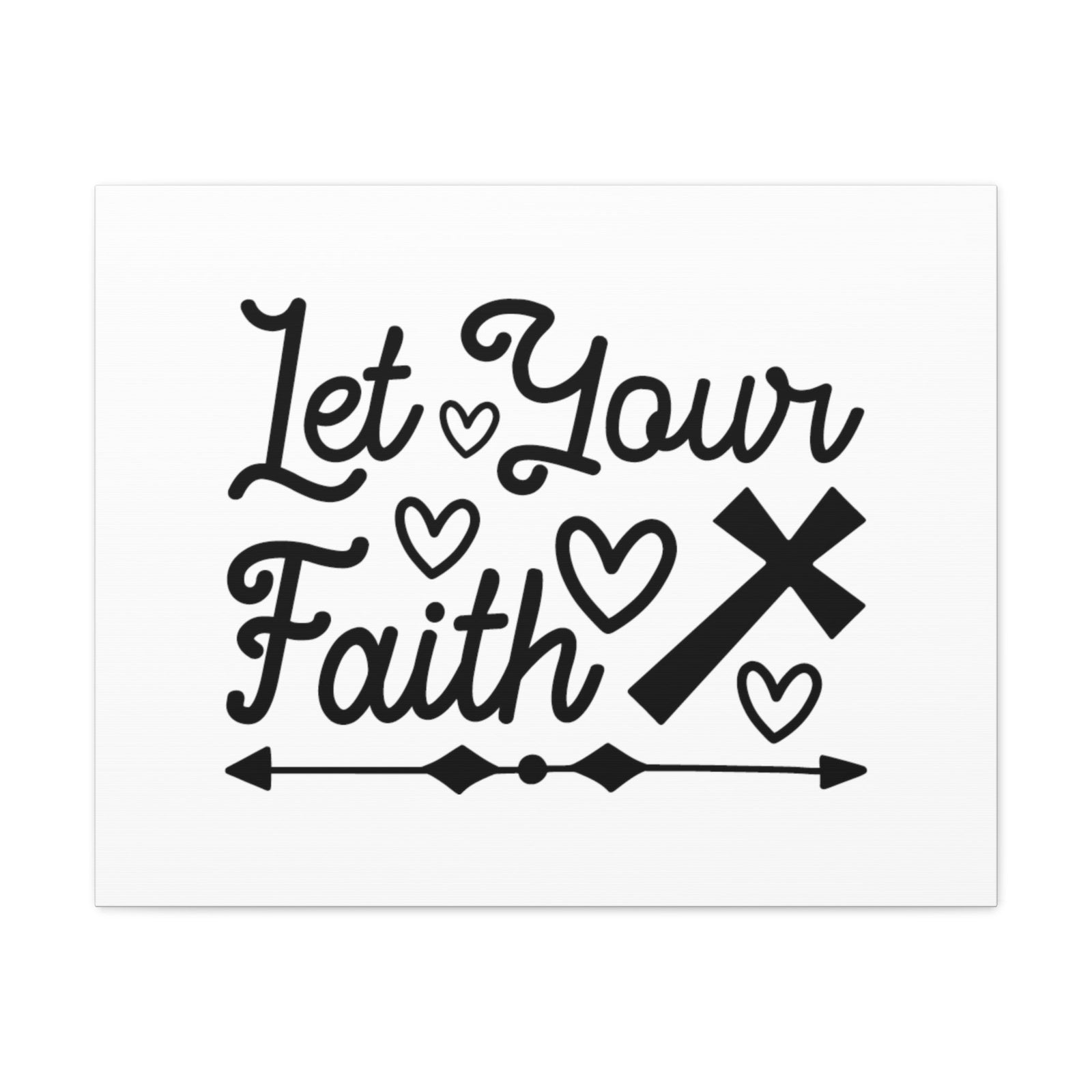 Scripture Walls Let Your Faith Hebrews 11:1 Christian Wall Art Bible Verse Print Ready to Hang Unframed-Express Your Love Gifts