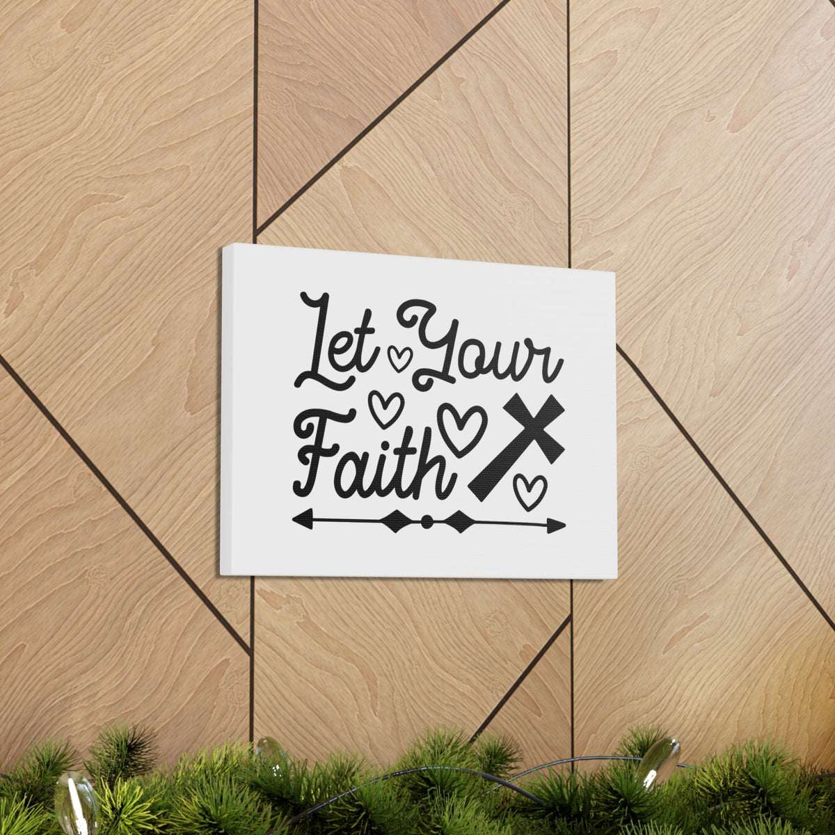 Scripture Walls Let Your Faith Hebrews 11:1 Christian Wall Art Bible Verse Print Ready to Hang Unframed-Express Your Love Gifts