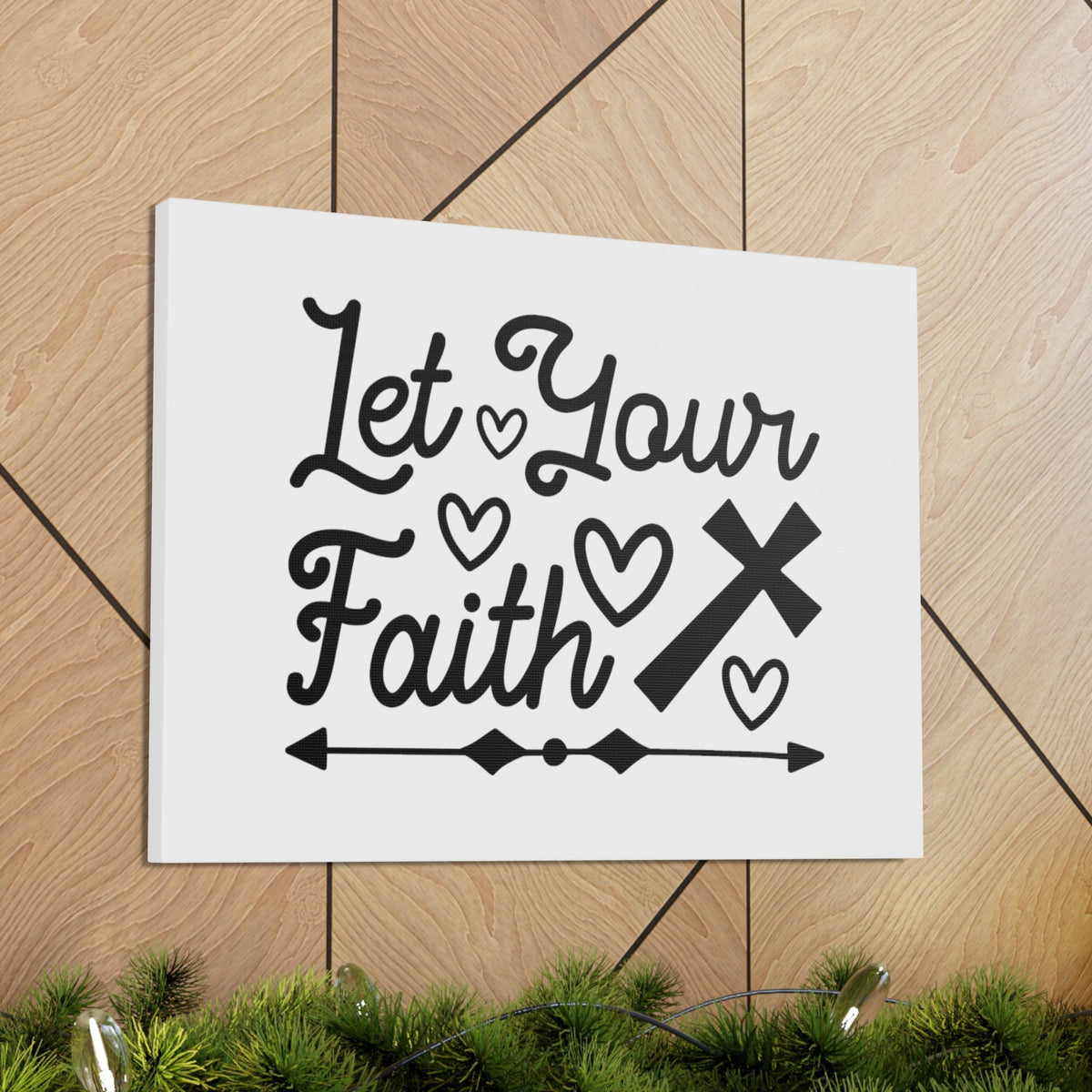 Scripture Walls Let Your Faith Hebrews 11:1 Christian Wall Art Bible Verse Print Ready to Hang Unframed-Express Your Love Gifts
