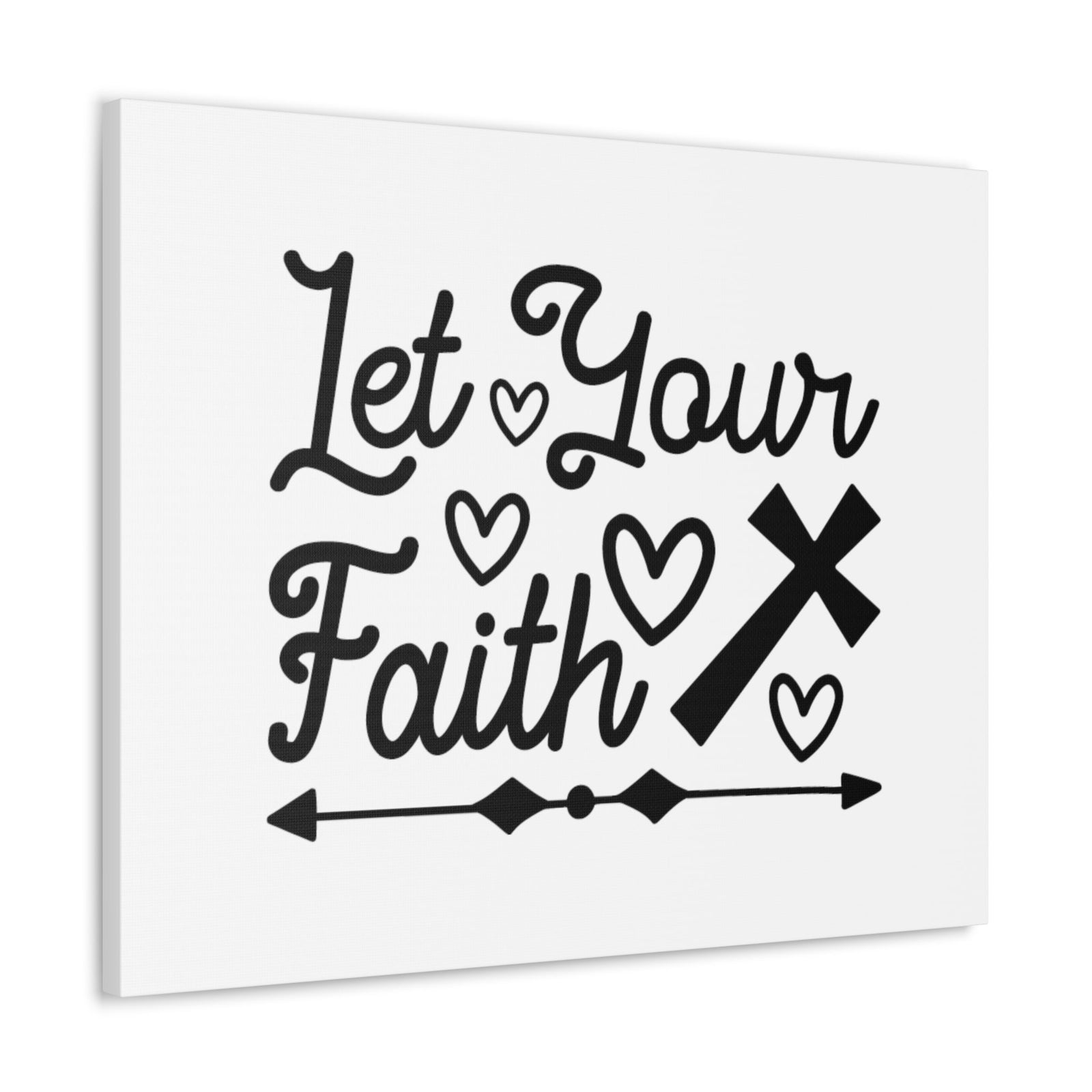 Scripture Walls Let Your Faith Hebrews 11:1 Christian Wall Art Bible Verse Print Ready to Hang Unframed-Express Your Love Gifts
