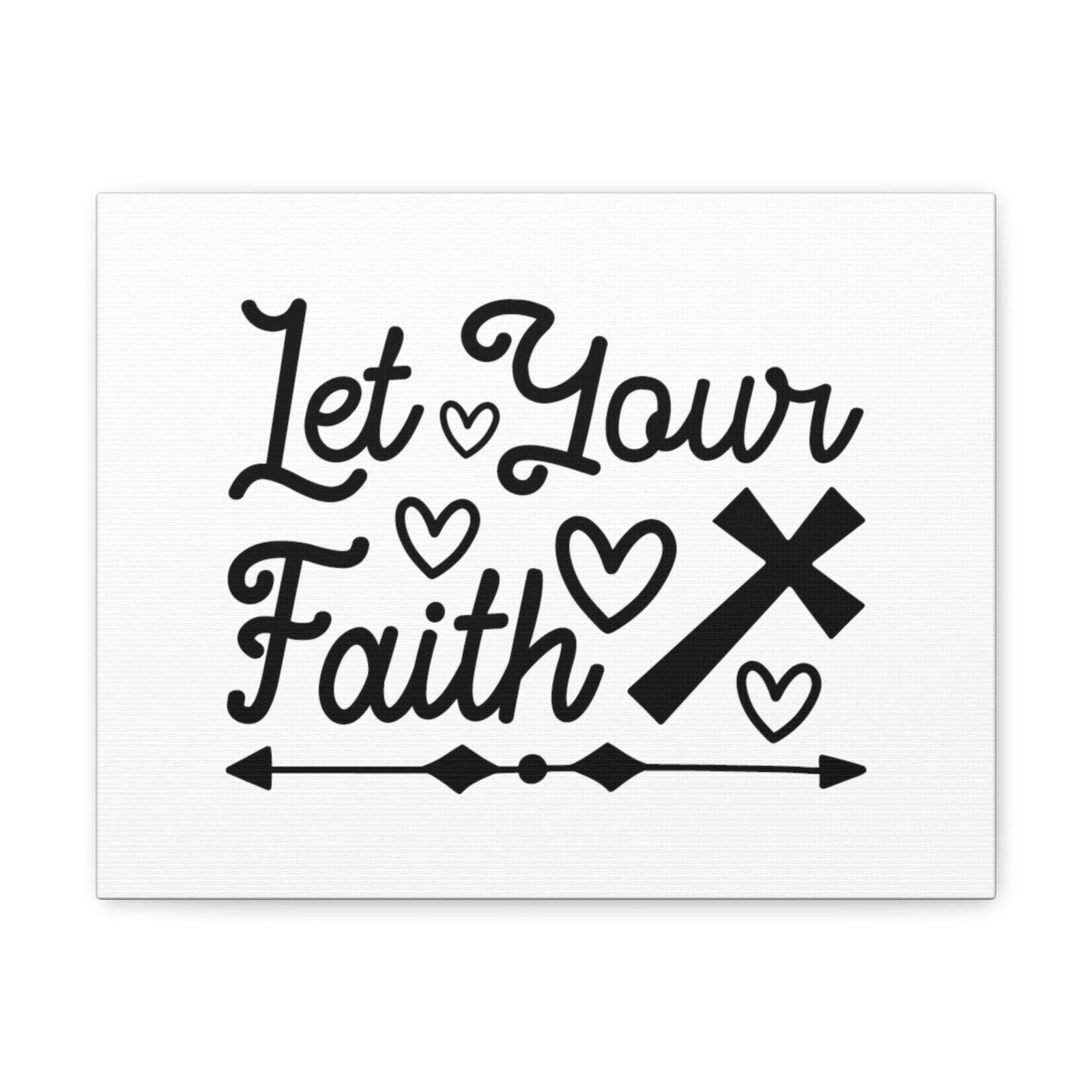 Scripture Walls Let Your Faith Hebrews 11:1 Christian Wall Art Bible Verse Print Ready to Hang Unframed-Express Your Love Gifts