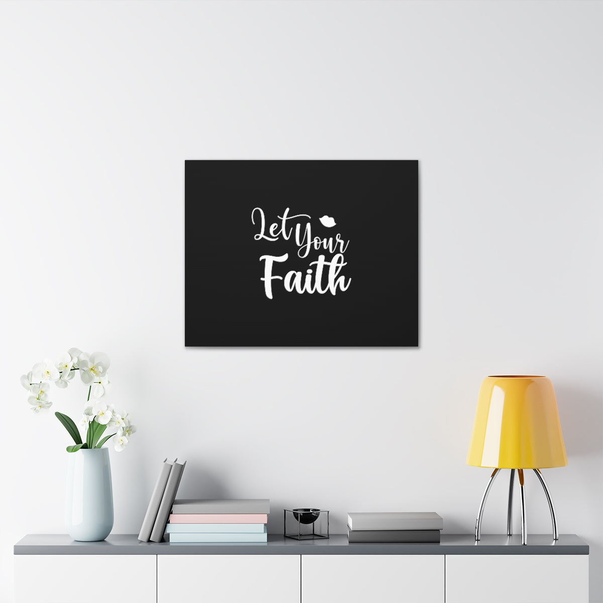 Scripture Walls Let Your Faith John 7:38 Christian Wall Art Bible Verse Print Ready to Hang Unframed-Express Your Love Gifts
