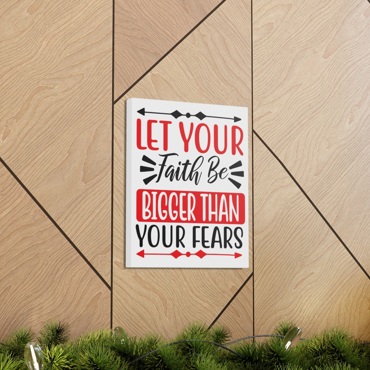 Scripture Walls Let Your Fate Psalm 34:4 Christian Wall Art Print Ready to Hang Unframed-Express Your Love Gifts