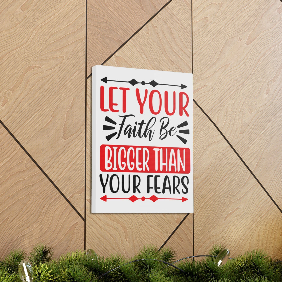 Scripture Walls Let Your Fate Psalm 34:4 Christian Wall Art Print Ready to Hang Unframed-Express Your Love Gifts