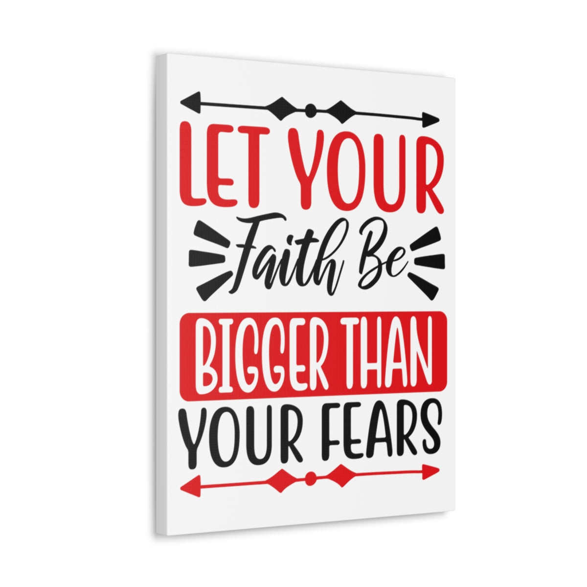 Scripture Walls Let Your Fate Psalm 34:4 Christian Wall Art Print Ready to Hang Unframed-Express Your Love Gifts