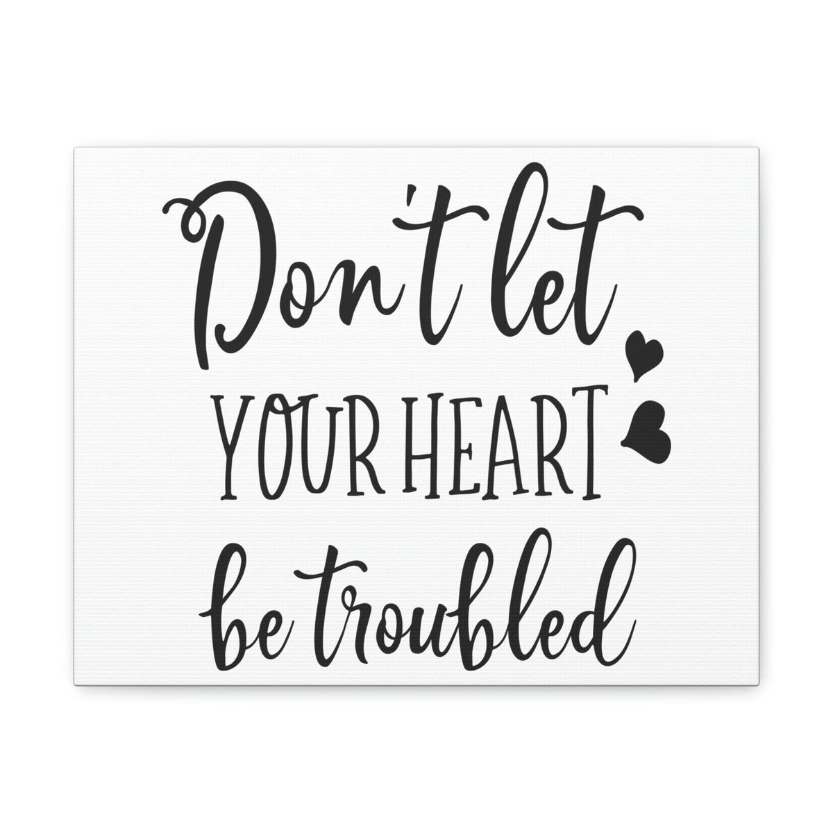 Scripture Walls Let Your Heart John 14:1 Christian Wall Art Print Ready to Hang Unframed-Express Your Love Gifts