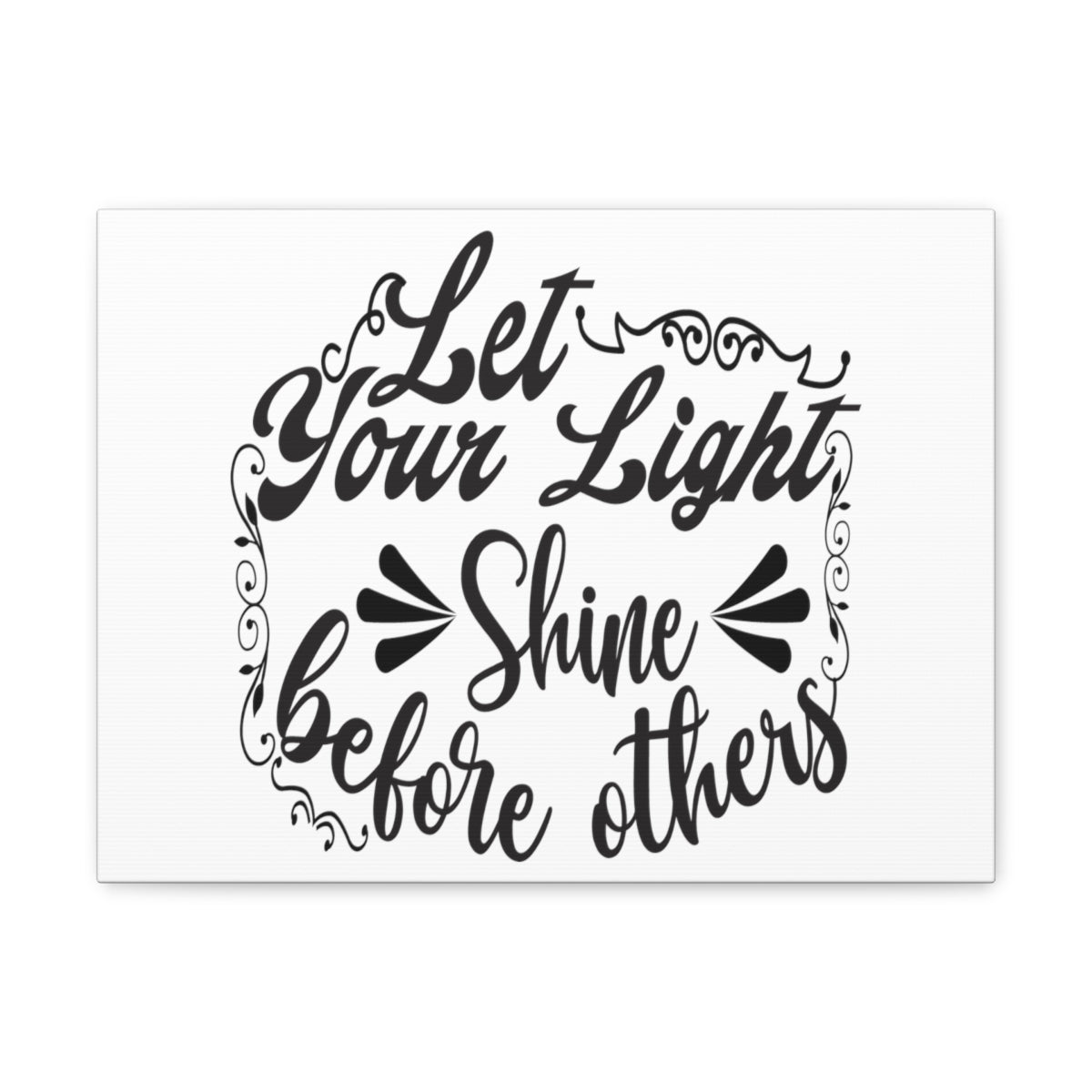 Scripture Walls Let Your Light Matt. 5:16 Christian Wall Art Print Ready to Hang Unframed-Express Your Love Gifts