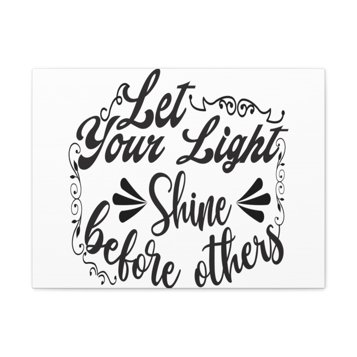 Scripture Walls Let Your Light Matt. 5:16 Christian Wall Art Print Ready to Hang Unframed-Express Your Love Gifts