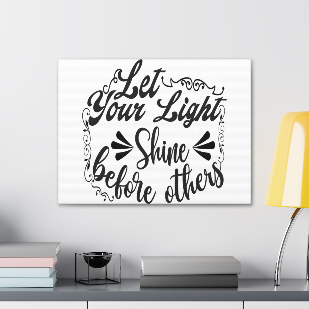 Scripture Walls Let Your Light Matt. 5:16 Christian Wall Art Print Ready to Hang Unframed-Express Your Love Gifts