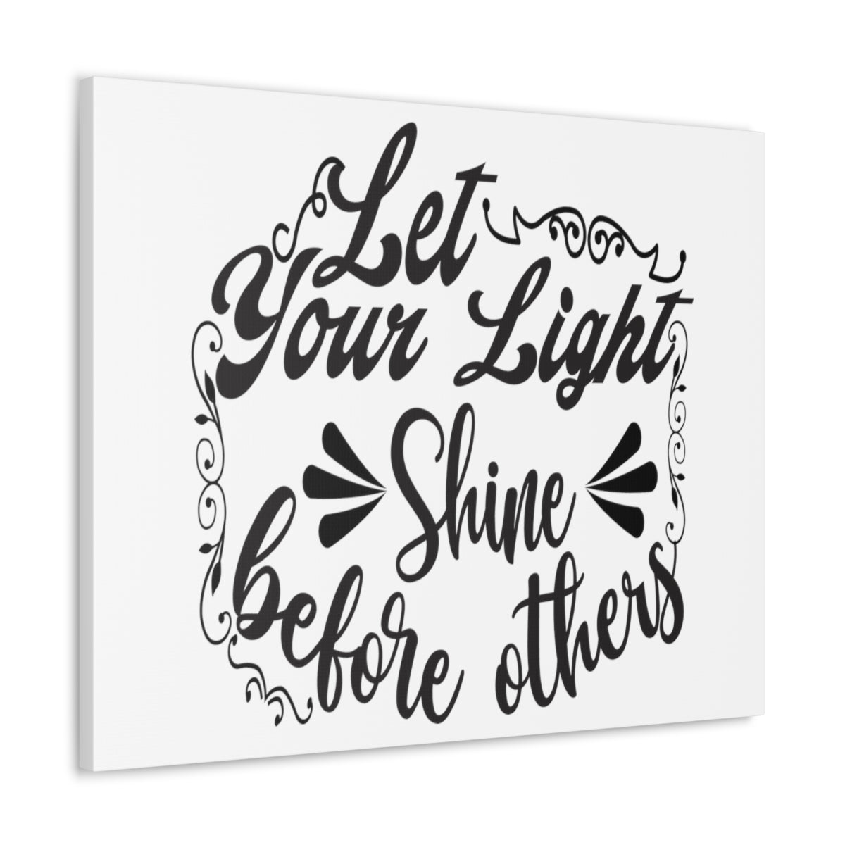 Scripture Walls Let Your Light Matt. 5:16 Christian Wall Art Print Ready to Hang Unframed-Express Your Love Gifts