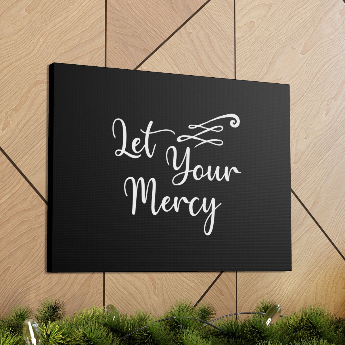 Scripture Walls Let Your Mercy Matthew 5:7 Christian Wall Art Bible Verse Print Ready to Hang Unframed-Express Your Love Gifts