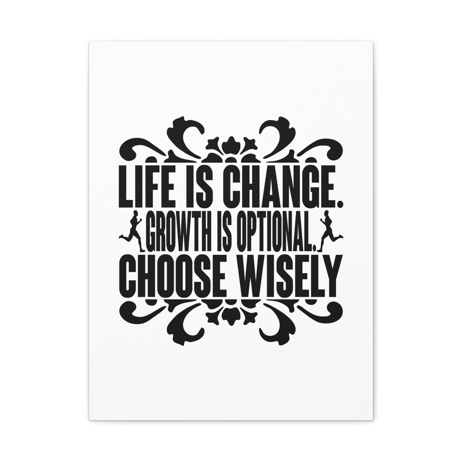 Scripture Walls Life Is Change, Growth Is Optional, Choose Wisely Jeremiah 29:11 Christian Wall Art Bible Verse Print Ready to Hang Unframed-Express Your Love Gifts