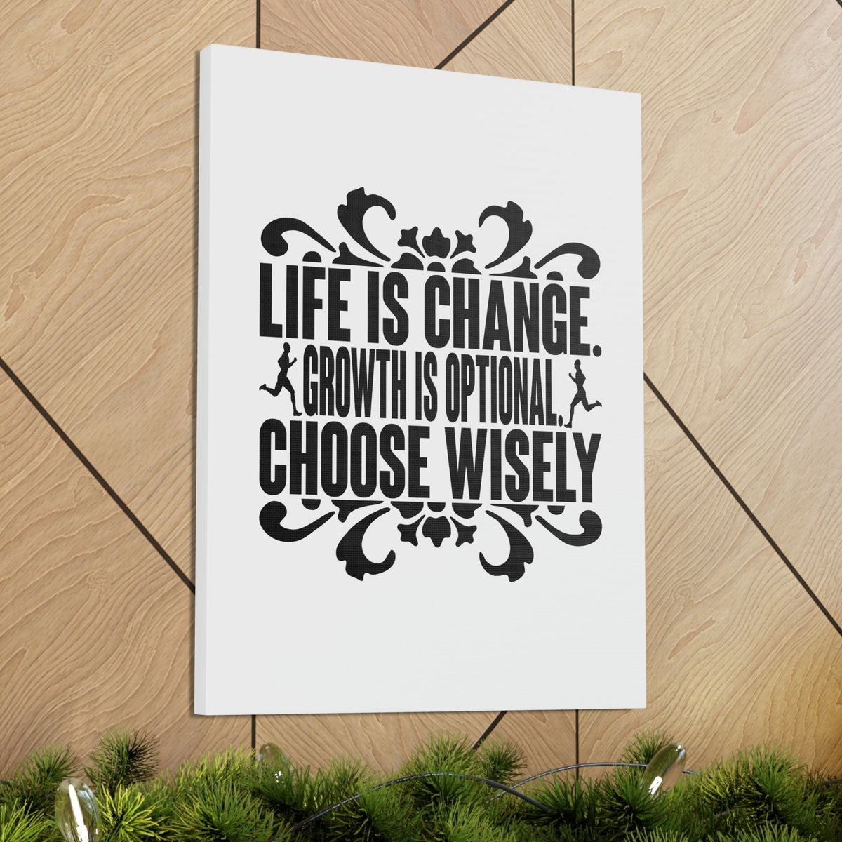 Scripture Walls Life Is Change, Growth Is Optional, Choose Wisely Jeremiah 29:11 Christian Wall Art Bible Verse Print Ready to Hang Unframed-Express Your Love Gifts