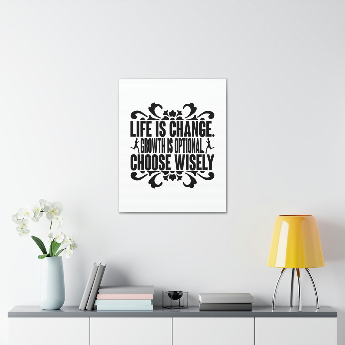 Scripture Walls Life Is Change, Growth Is Optional, Choose Wisely Jeremiah 29:11 Christian Wall Art Bible Verse Print Ready to Hang Unframed-Express Your Love Gifts