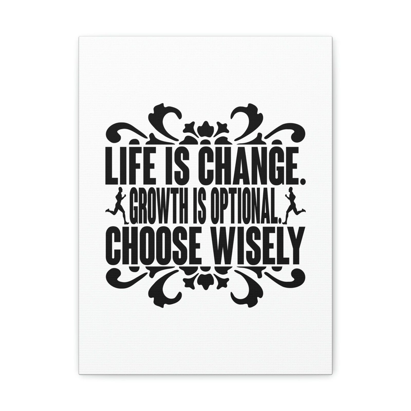 Scripture Walls Life Is Change, Growth Is Optional, Choose Wisely Jeremiah 29:11 Christian Wall Art Bible Verse Print Ready to Hang Unframed-Express Your Love Gifts
