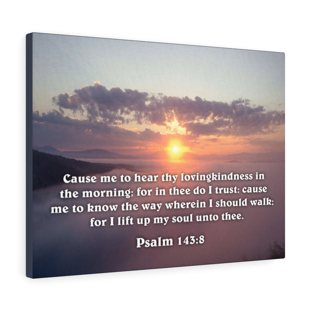 Scripture Walls Lift Up My Soul Deuteronomy 6:5 Bible Verse Canvas Christian Wall Art Ready to Hang Unframed-Express Your Love Gifts