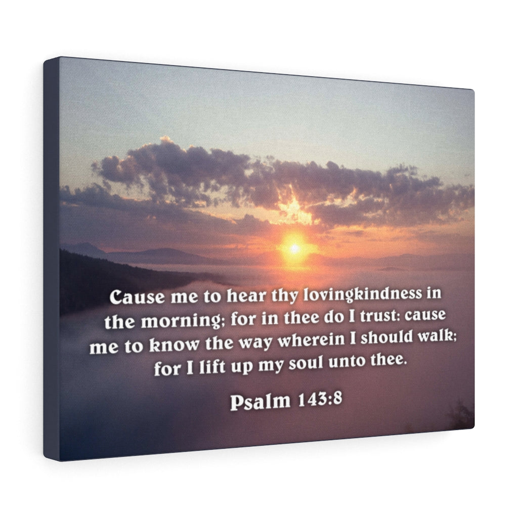 Scripture Walls Lift Up My Soul Deuteronomy 6:5 Bible Verse Canvas Christian Wall Art Ready to Hang Unframed-Express Your Love Gifts