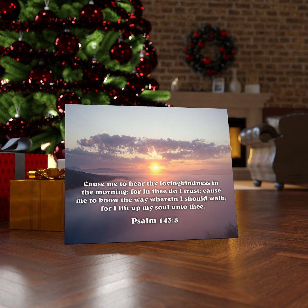 Scripture Walls Lift Up My Soul Deuteronomy 6:5 Bible Verse Canvas Christian Wall Art Ready to Hang Unframed-Express Your Love Gifts