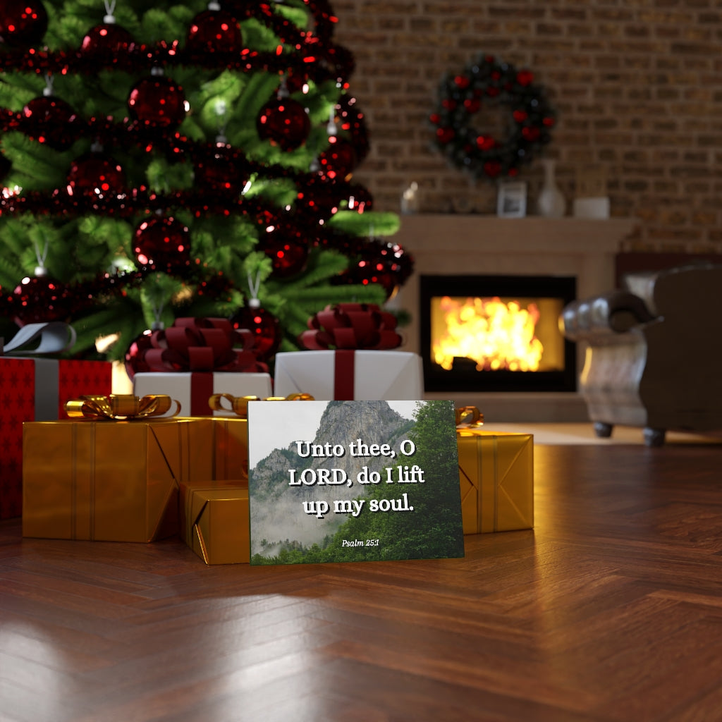 Scripture Walls Lift Up Psalm 25:1 Bible Verse Canvas Christian Wall Art Ready to Hang Unframed-Express Your Love Gifts