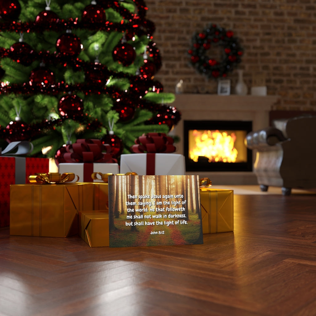 Scripture Walls Light Of Life John 8:12 Bible Verse Canvas Christian Wall Art Ready to Hang Unframed-Express Your Love Gifts