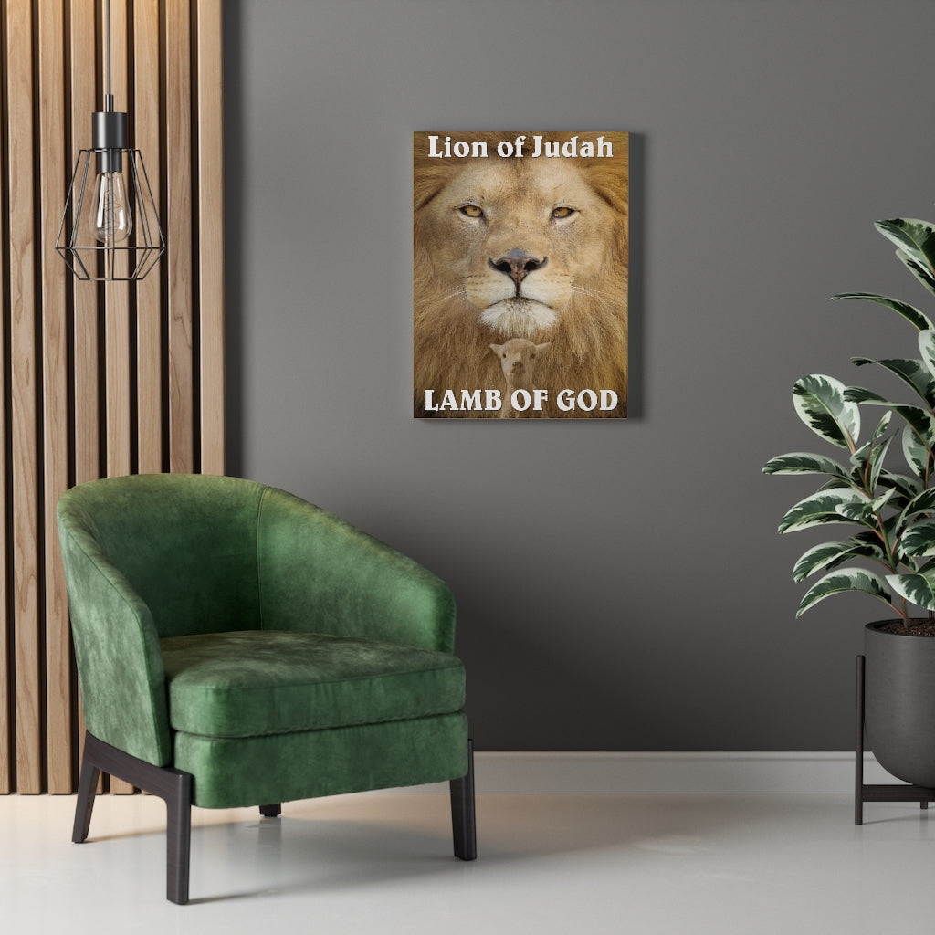 Scripture Walls Lion of Judah Lamb of God Revelation & John Verses Print Ready to Hang Unframed-Express Your Love Gifts