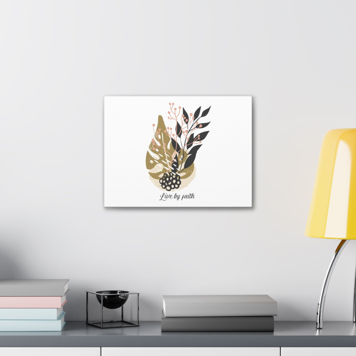 Scripture Walls Live By Faith Galatians 2:20 Christian Wall Art Bible Verse Print Ready to Hang Unframed-Express Your Love Gifts