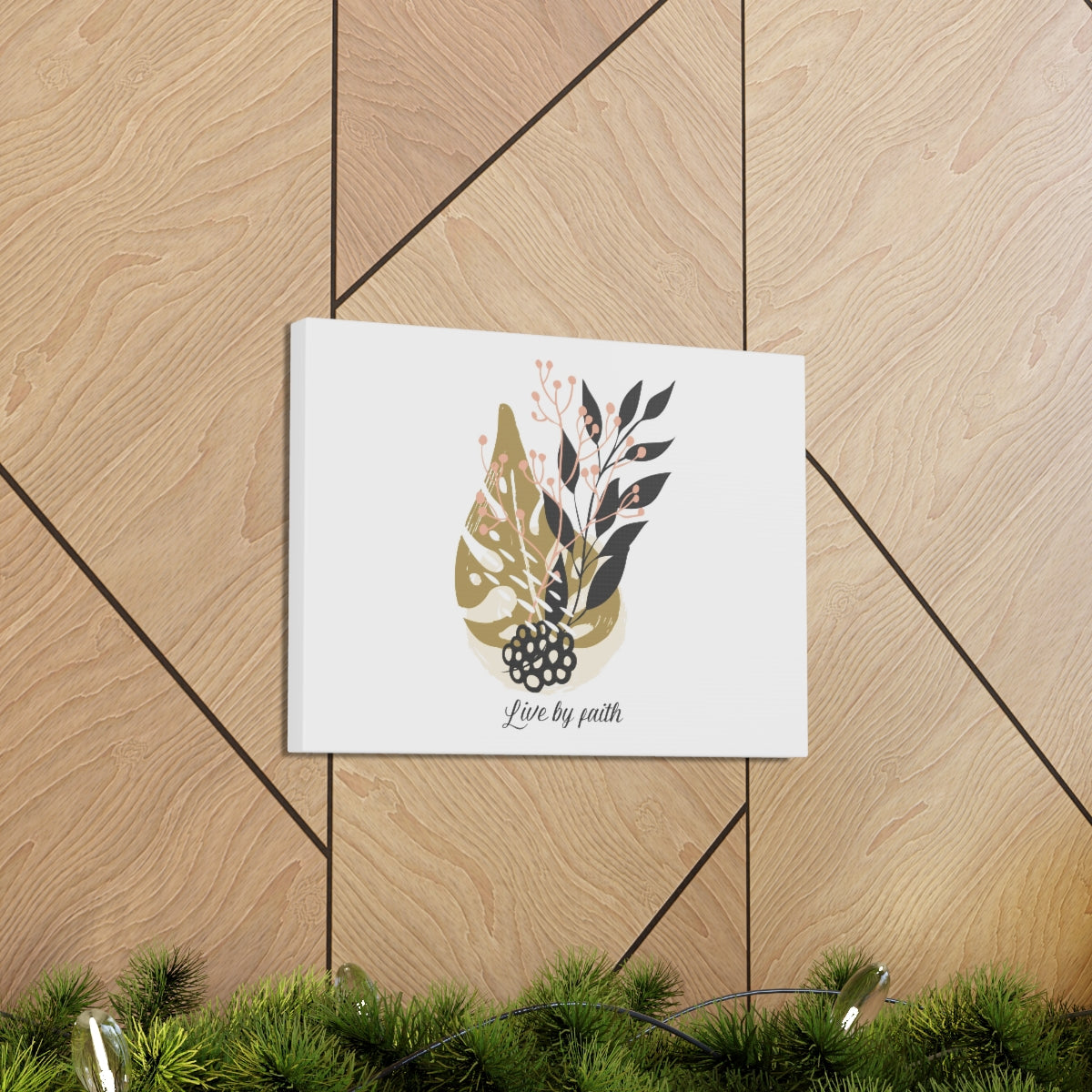 Scripture Walls Live By Faith Galatians 2:20 Christian Wall Art Bible Verse Print Ready to Hang Unframed-Express Your Love Gifts