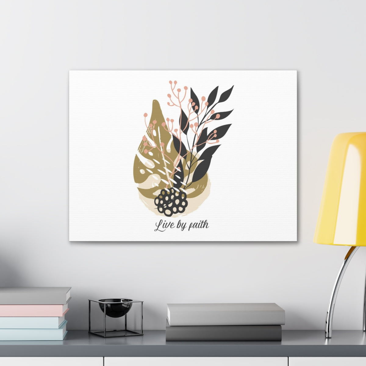 Scripture Walls Live By Faith Galatians 2:20 Christian Wall Art Bible Verse Print Ready to Hang Unframed-Express Your Love Gifts
