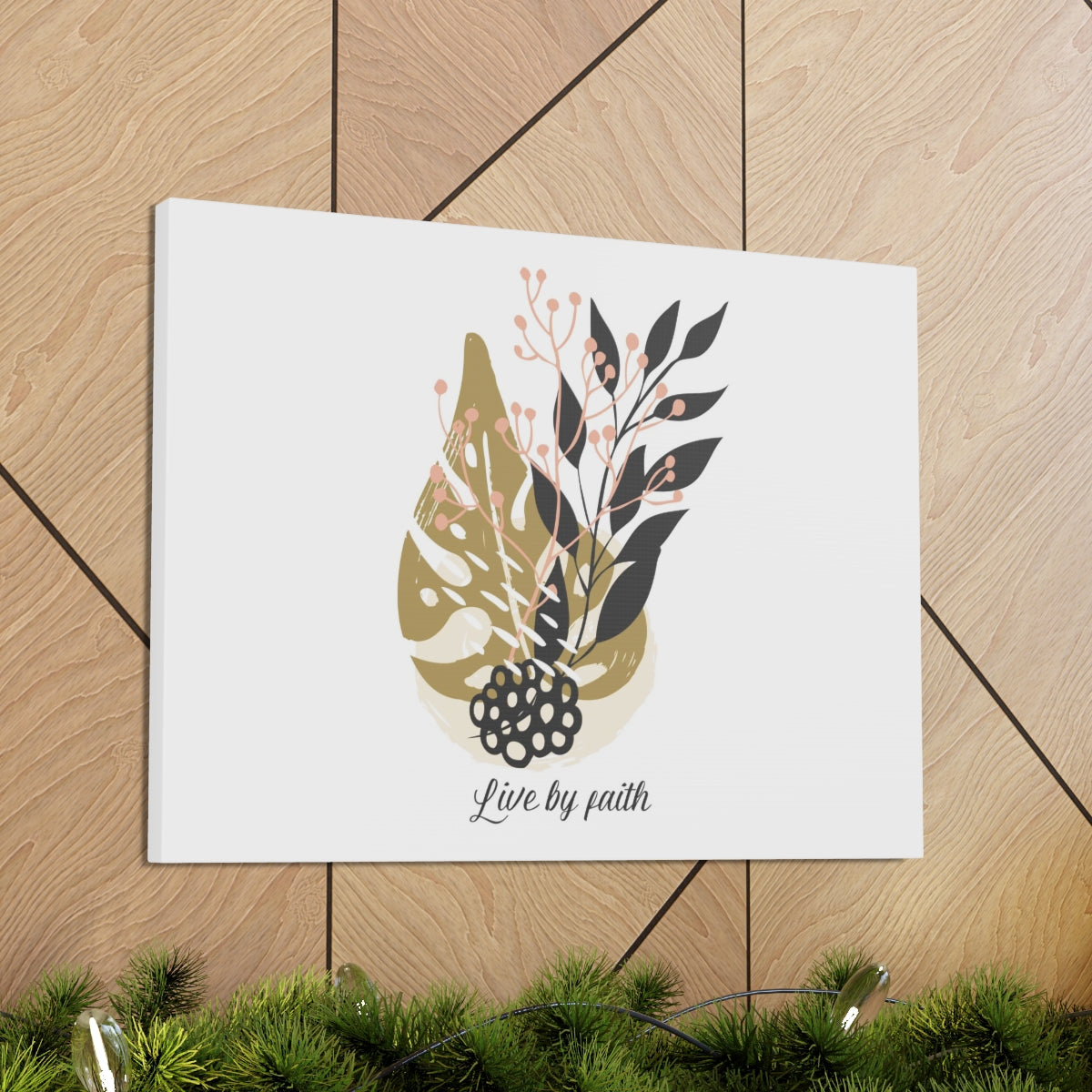 Scripture Walls Live By Faith Galatians 2:20 Christian Wall Art Bible Verse Print Ready to Hang Unframed-Express Your Love Gifts