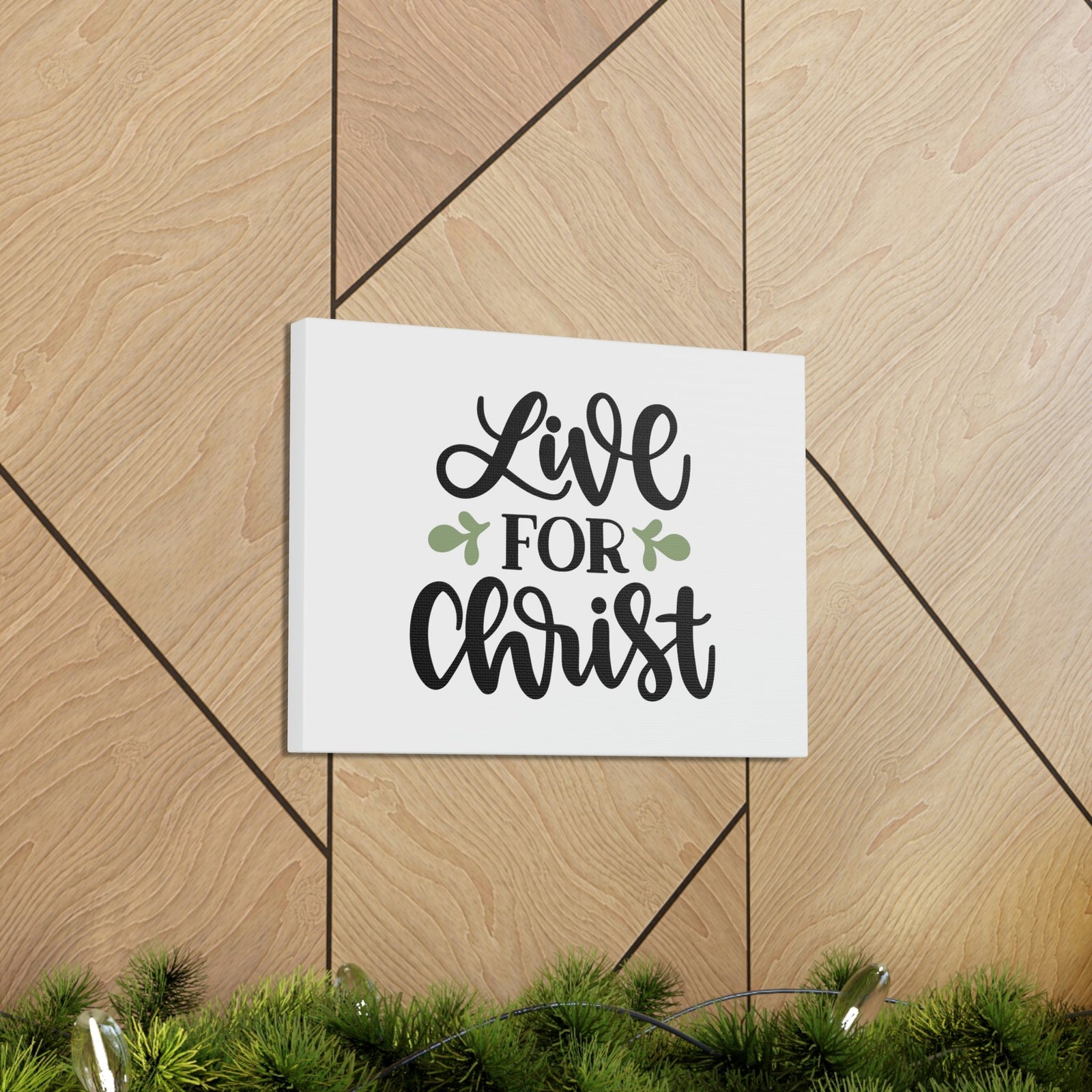 Scripture Walls Live For Christ Romans 14:8 Christian Wall Art Bible Verse Print Ready to Hang Unframed-Express Your Love Gifts
