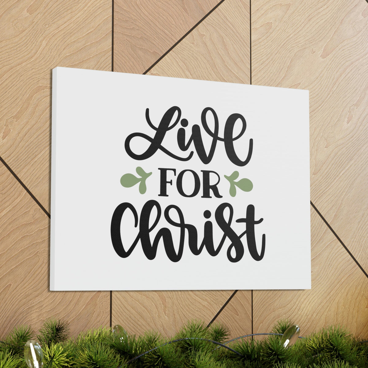 Scripture Walls Live For Christ Romans 14:8 Christian Wall Art Bible Verse Print Ready to Hang Unframed-Express Your Love Gifts