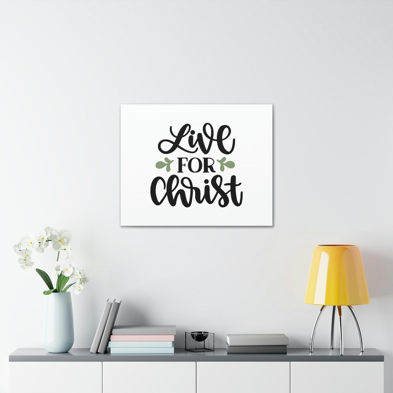 Scripture Walls Live For Christ Romans 14:8 Christian Wall Art Bible Verse Print Ready to Hang Unframed-Express Your Love Gifts