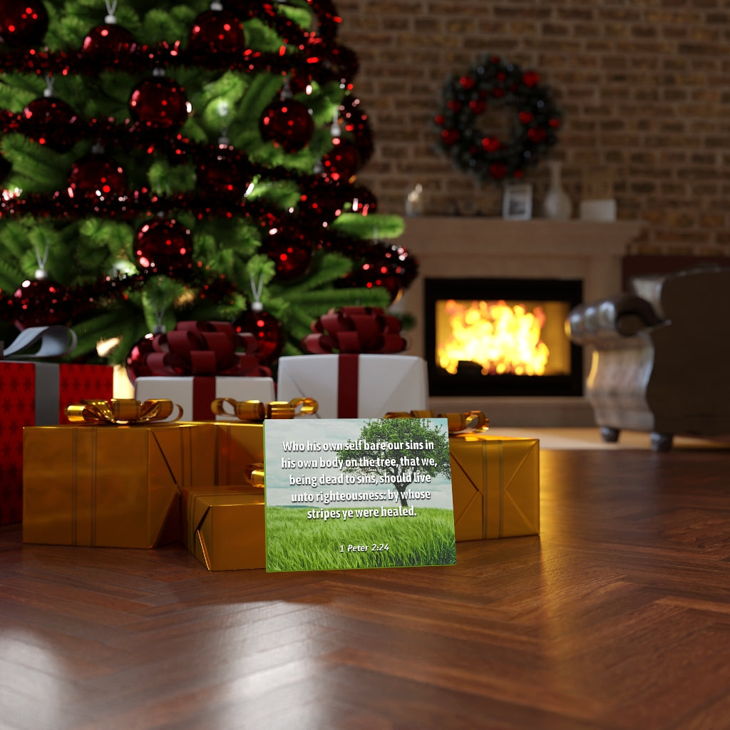 Scripture Walls Live Unto Righteousness 1 Peter 2:24 Bible Verse Canvas Christian Wall Art Ready to Hang Unframed-Express Your Love Gifts