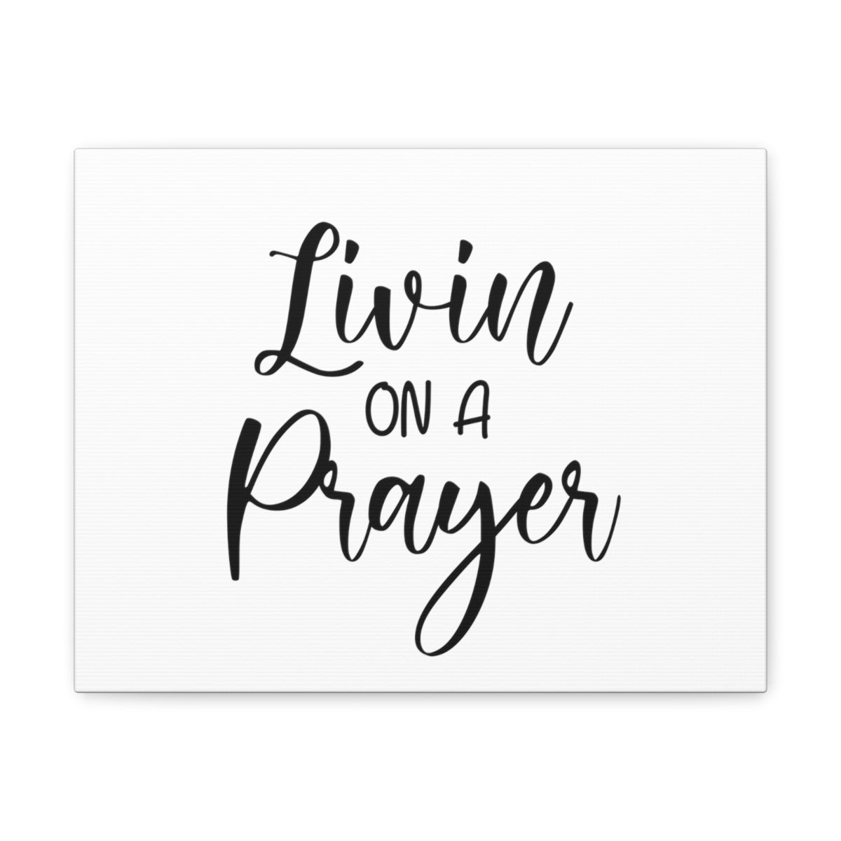Scripture Walls Livin On A Prayer Romans 12:12 Christian Wall Art Print Ready to Hang Unframed-Express Your Love Gifts