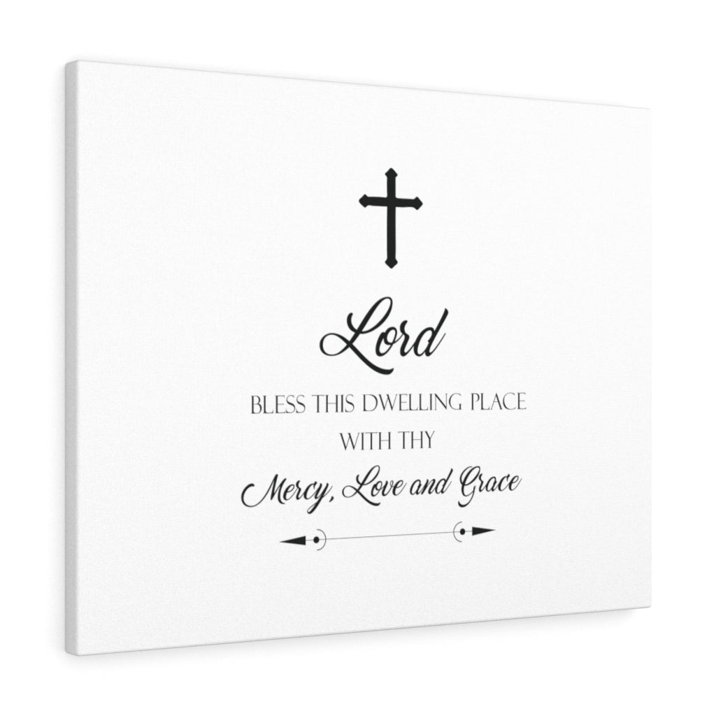 Scripture Walls Lord Bless This Dwelling Place Bible Verse Canvas Christian Wall Art Ready to Hang Unframed-Express Your Love Gifts