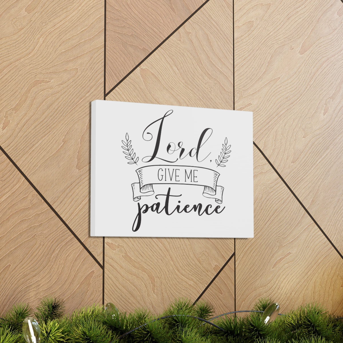 Scripture Walls Lord Give Me Proverbs 15:18 Christian Wall Art Print Ready to Hang Unframed-Express Your Love Gifts