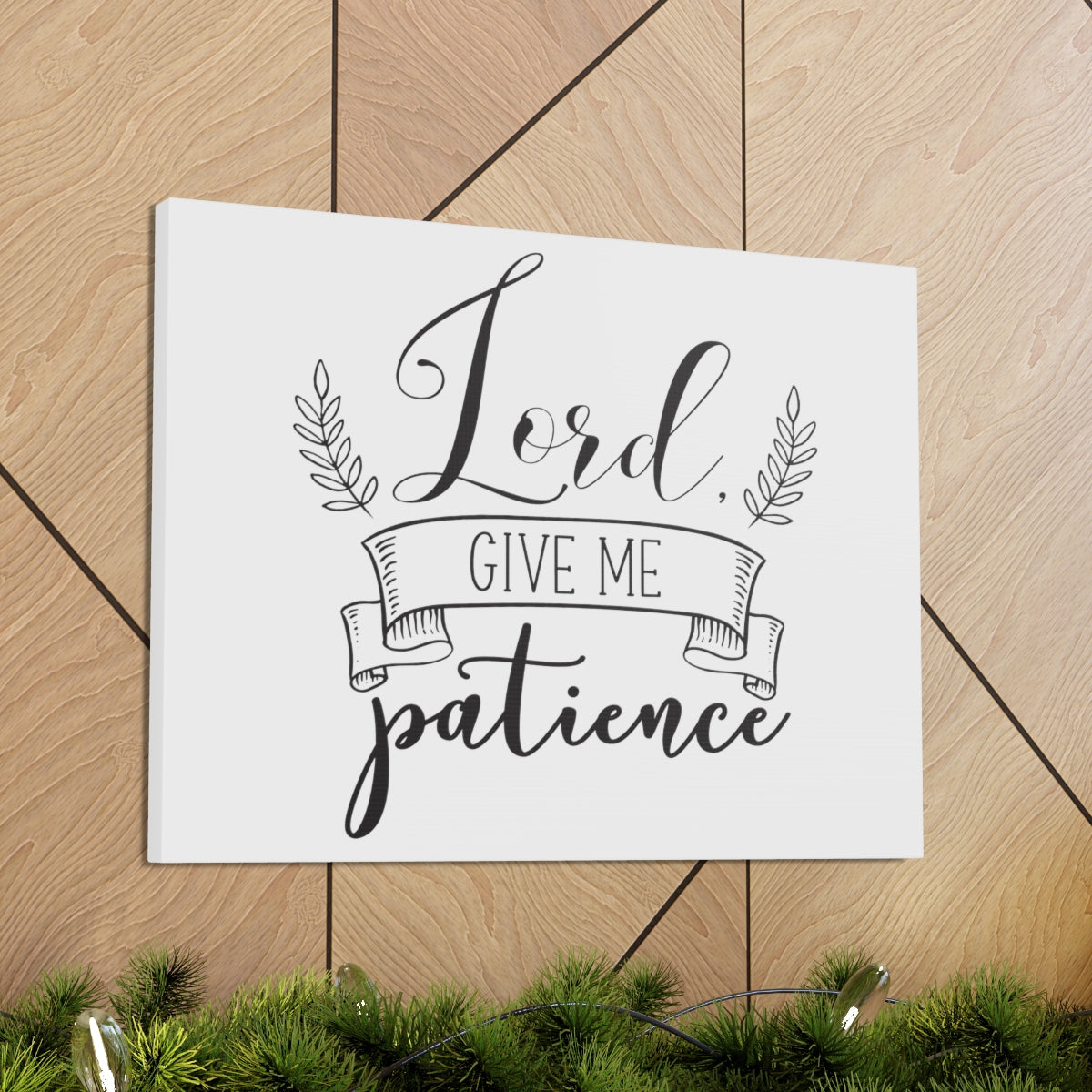 Scripture Walls Lord Give Me Proverbs 15:18 Christian Wall Art Print Ready to Hang Unframed-Express Your Love Gifts